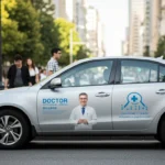 Doctor Logo on Car