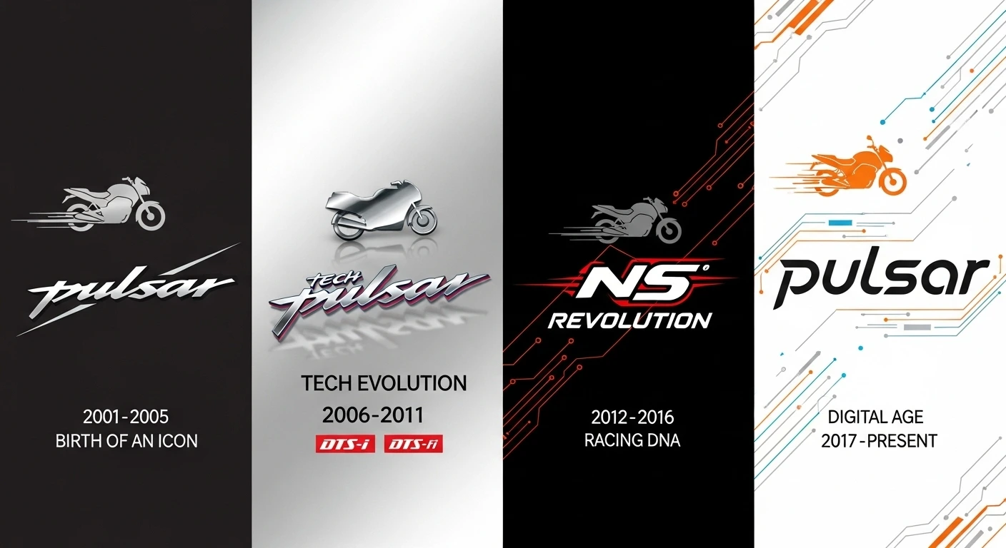 Bajaj Pulsar Logo History: From 2001 to Today's Icon