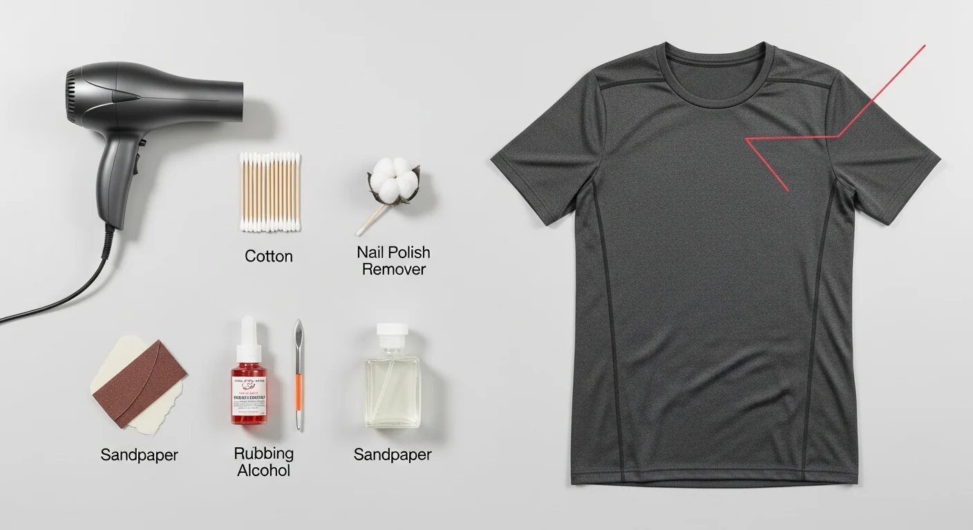 How to Remove Logo From Dry Fit Shirt