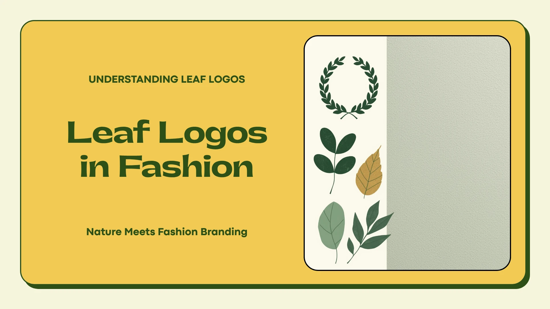 Leaf Logos in Fashion