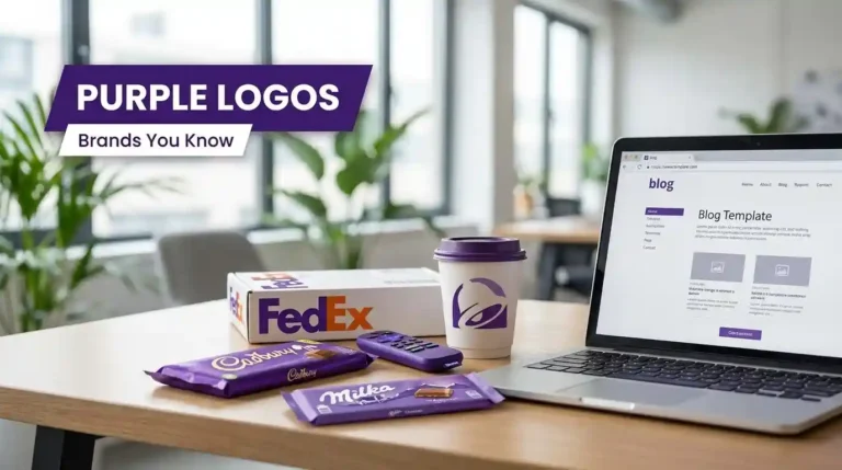 companies with purple logos