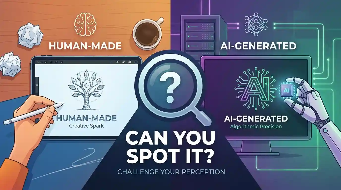 Human vs. AI logo design
